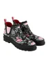 Regatta Low Cath Kidston Welly Black Floral Hackney Rose - Size 6 Image 2