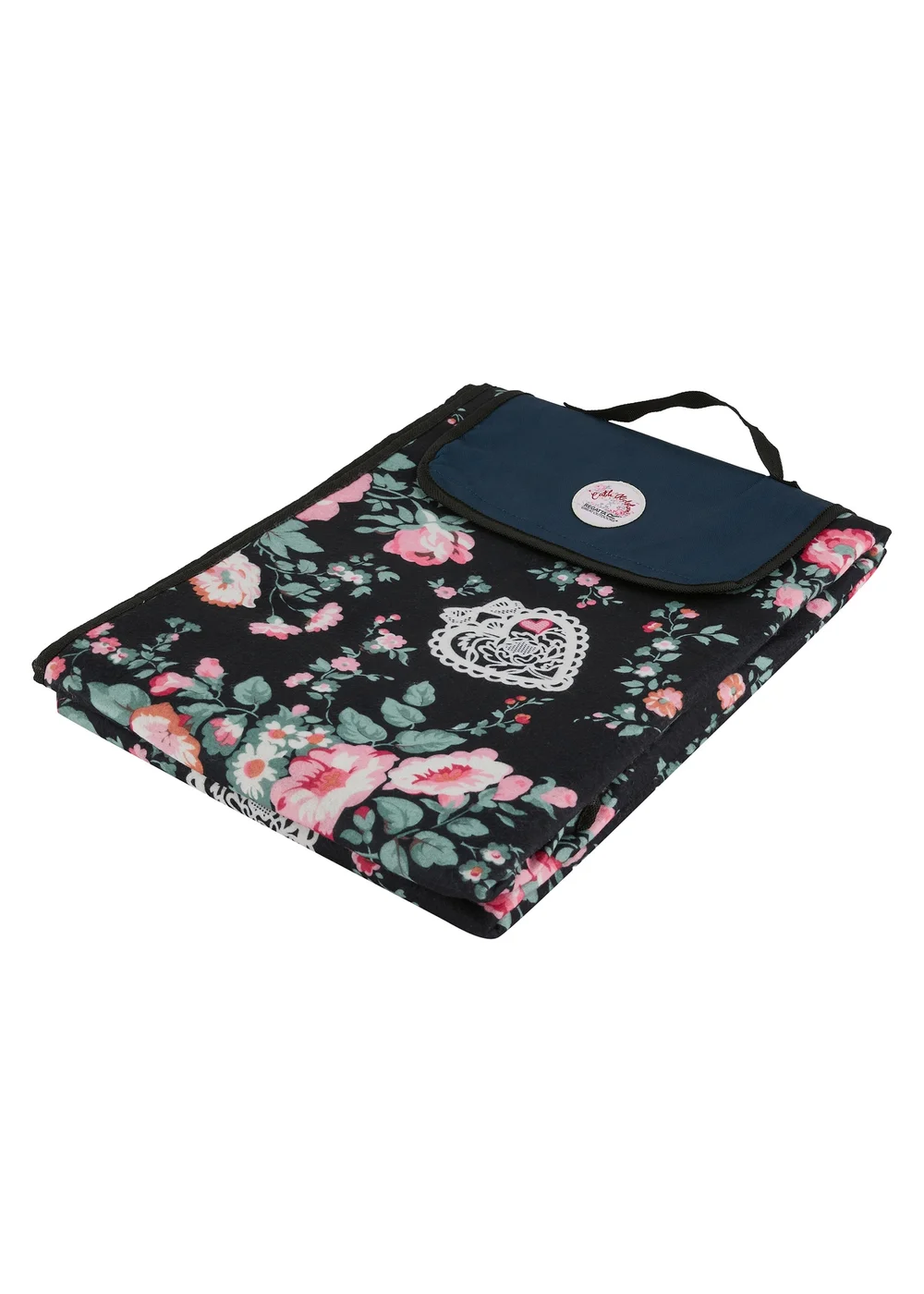 Regatta Cath Kidston Picnic Rug Black Hackney Rose - Single Image 3
