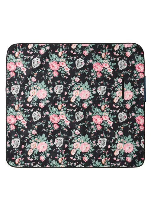 Regatta Cath Kidston Picnic Rug Black Hackney Rose - Single Image 5