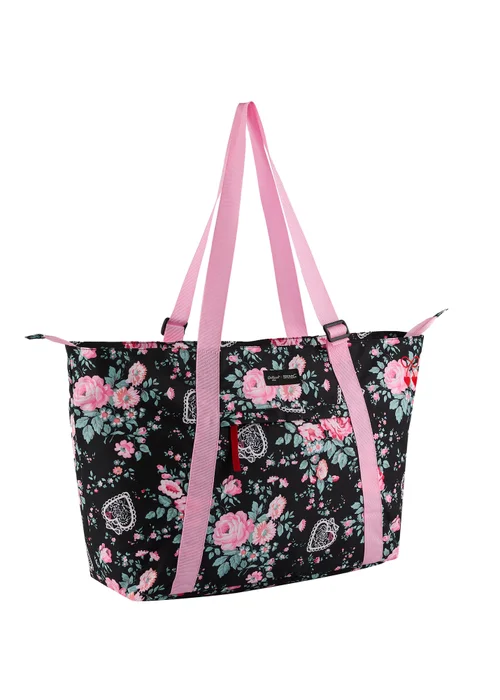 Regatta Lightweight Cath Kidston Boulder Tote Bag Black Hackney Rose - Single Image 6