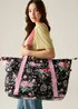 Regatta Lightweight Cath Kidston Boulder Tote Bag Black Hackney Rose - Single Image 2