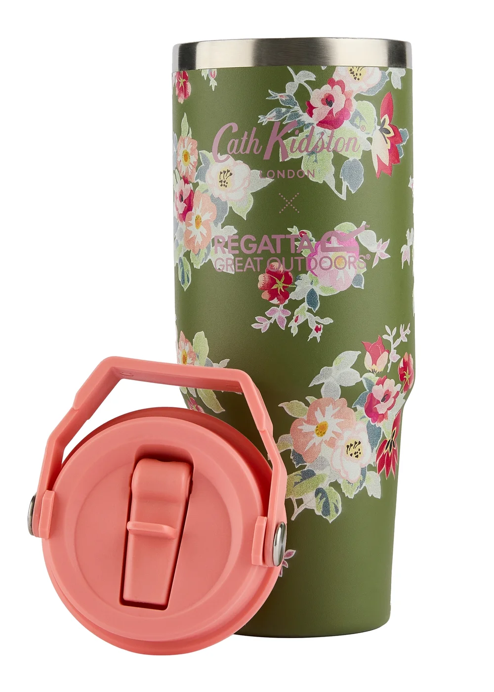 Regatta 0.9L Cath Kidston Thermal Tumbler Khaki Archive Floral - Single Image 6