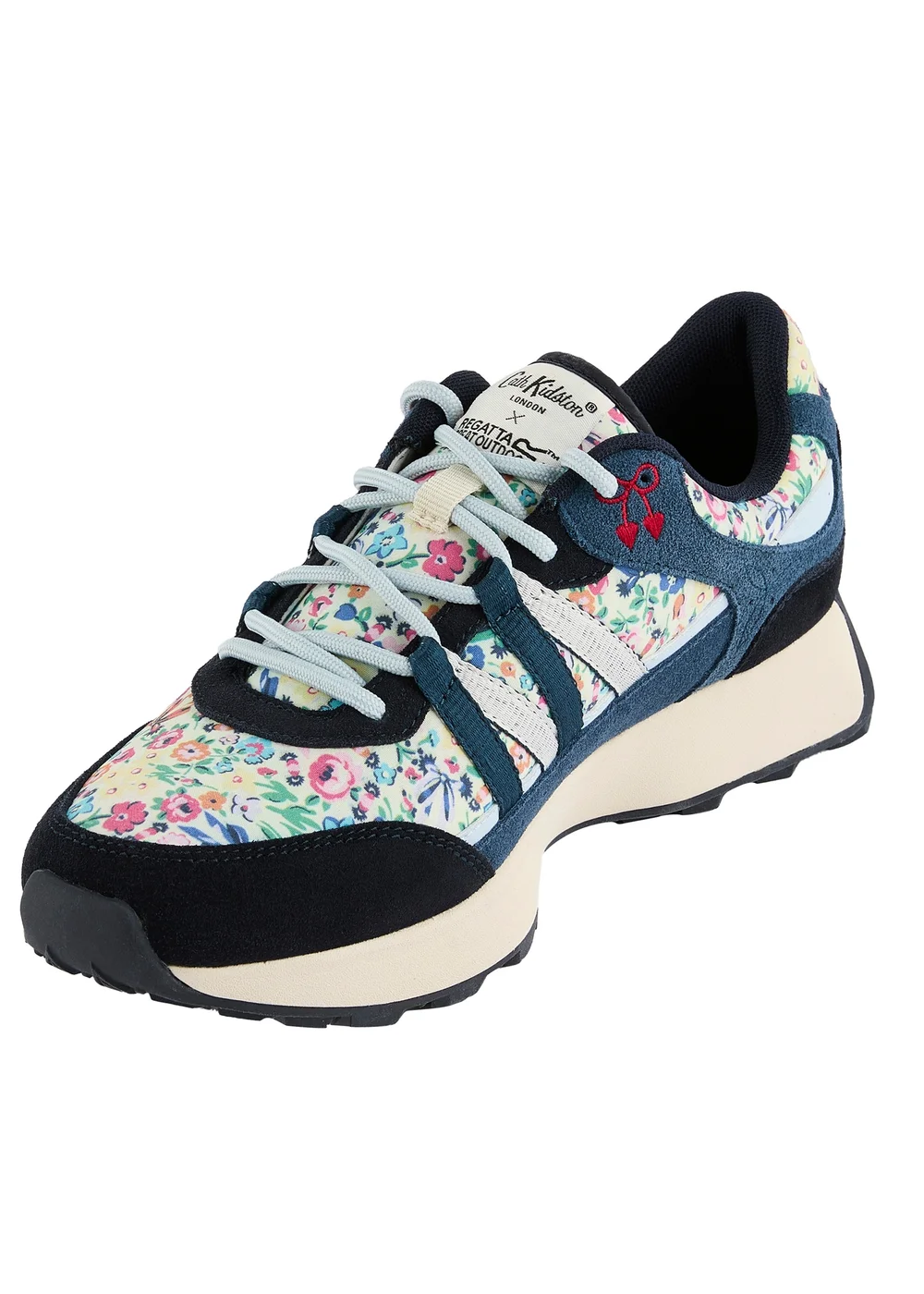 Regatta Cushioned Cath Kidston Trainer Cream Harmony Ditsy / Navy - Size 3 Image 6