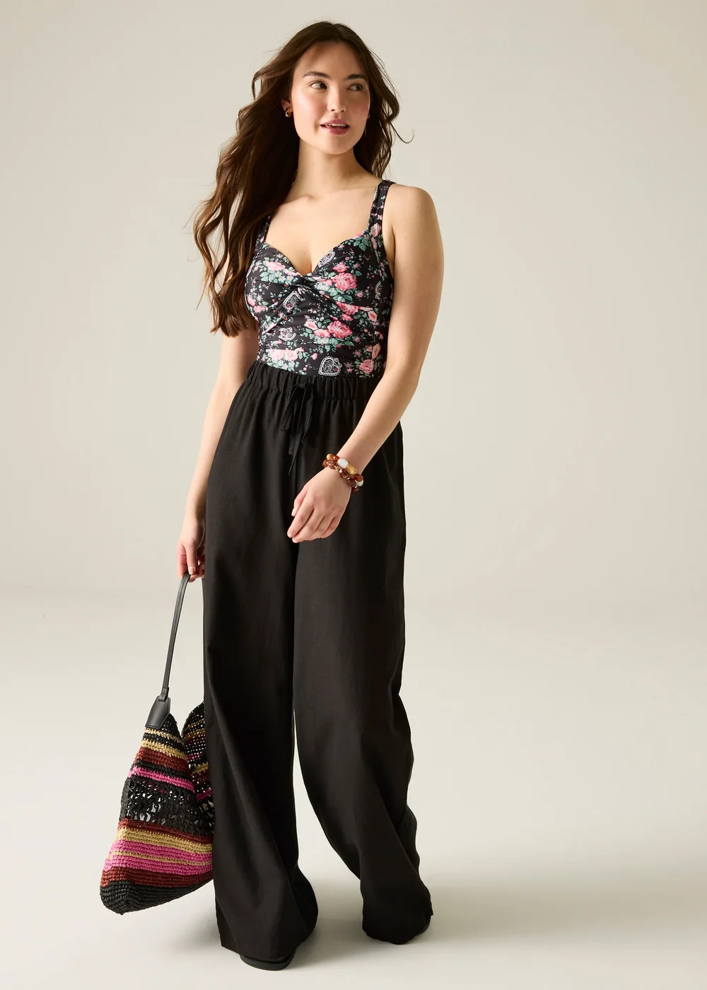 Regatta Padded Cath Kidston Swim Suit Floral Hackney Rose - 10 Image 4