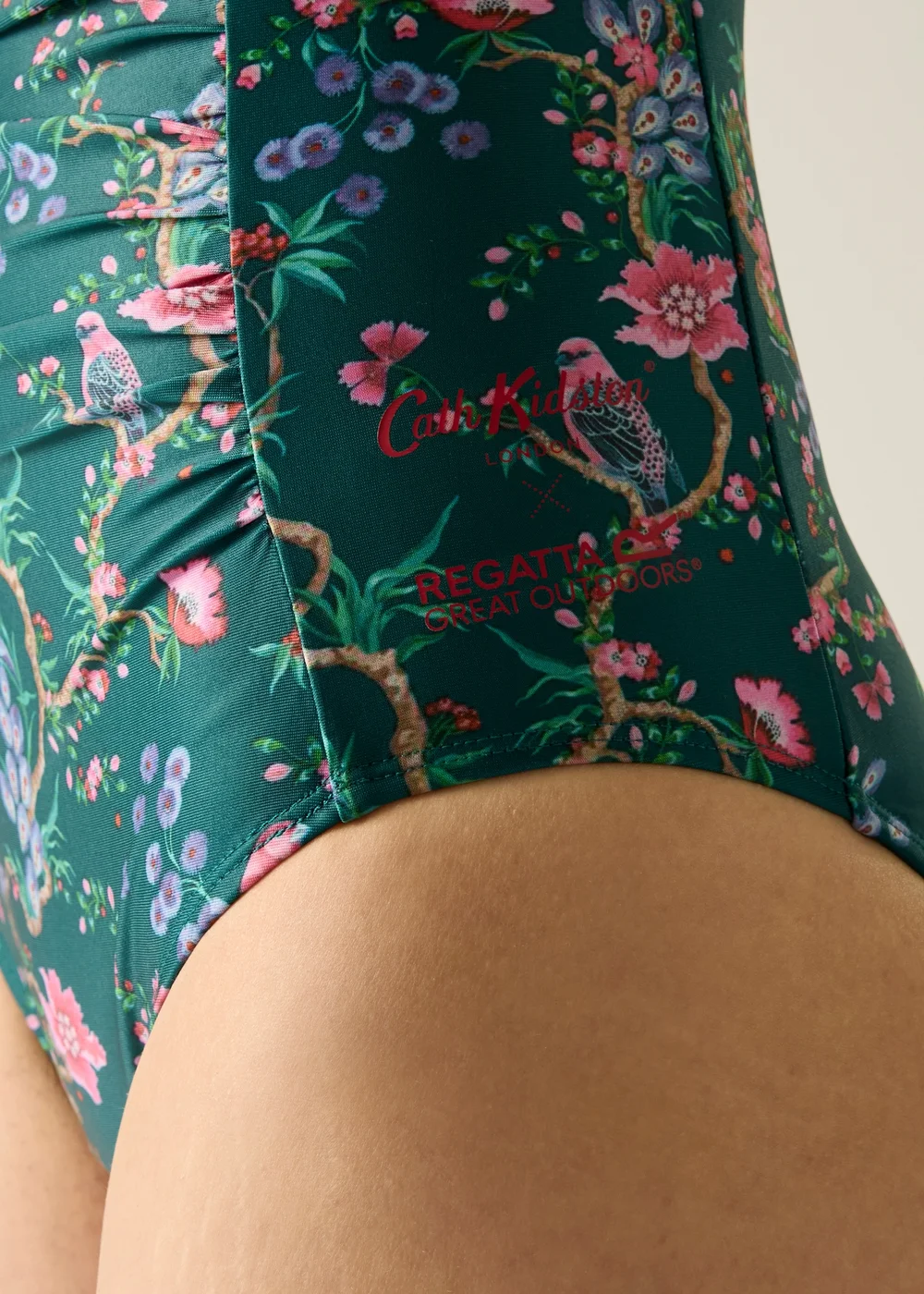 Regatta Padded Cath Forest Green Kidston Swim Suit Birds & Berries - 20 Image 6