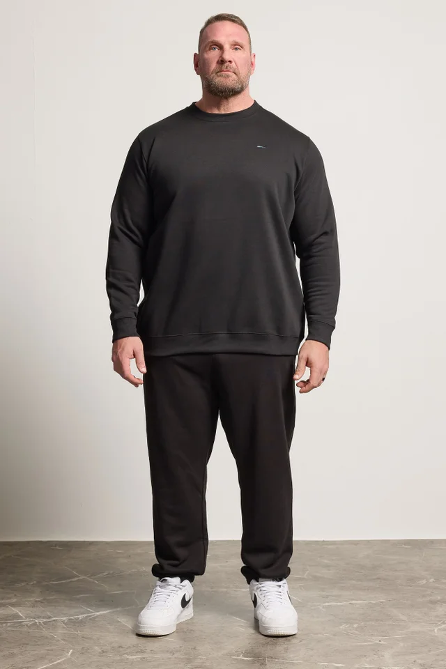 BadRhino Black Crew Neck Sweatshirt