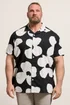 BadRhino Black Flower Poplin Shirt - 5-6XL Image 1