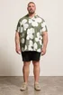 BadRhino Green Flower Poplin Shirt - 7-8XL Image 2