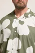 BadRhino Green Flower Poplin Shirt - 7-8XL Image 4