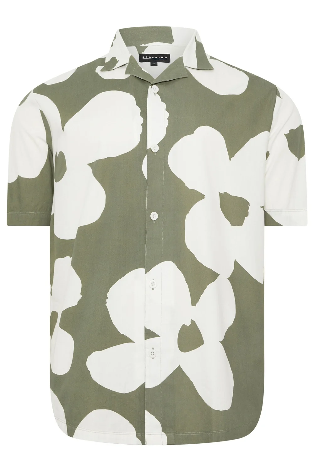 BadRhino Green Flower Poplin Shirt - 7-8XL Image 5