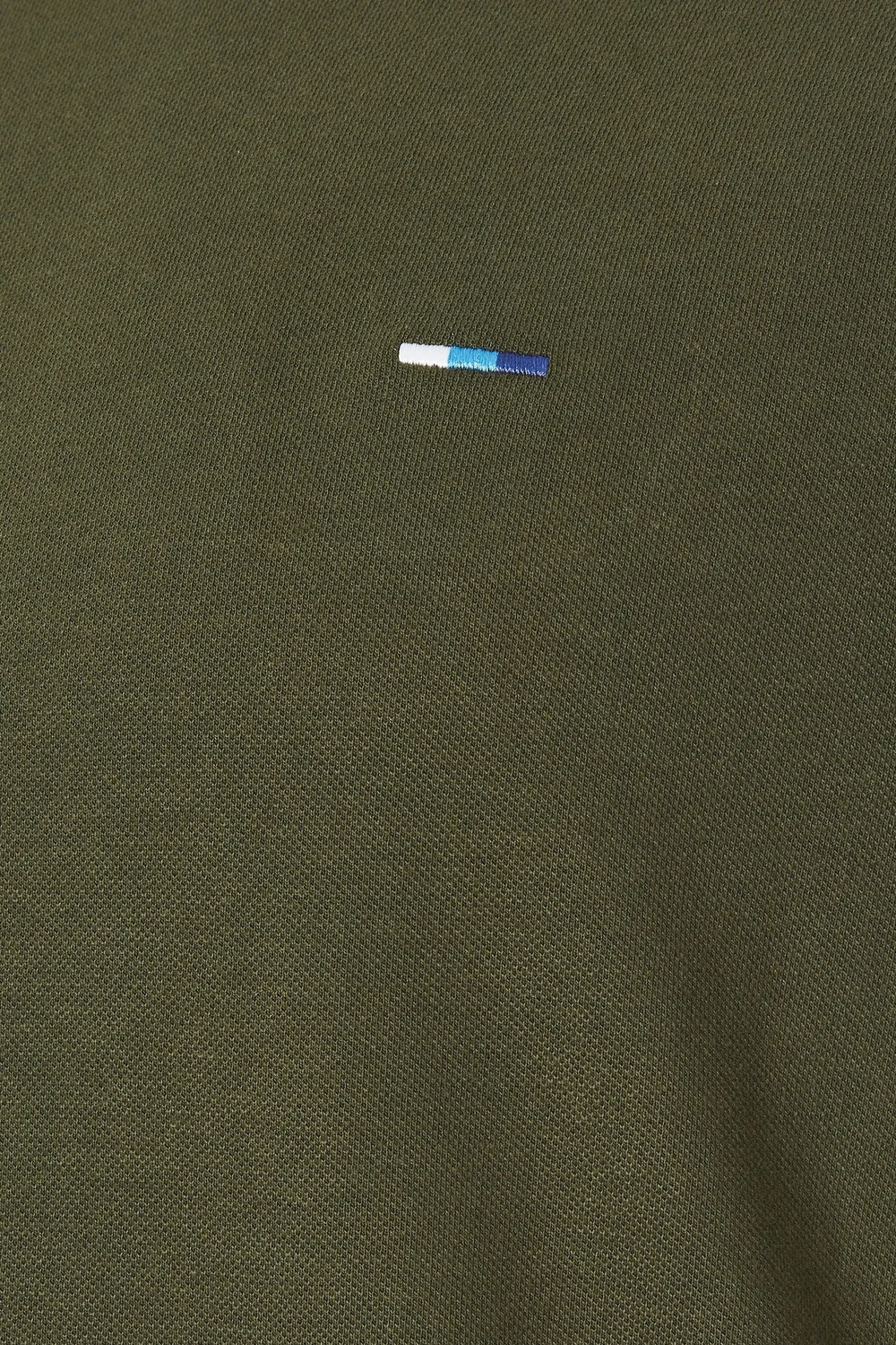 BadRhino Olive Green Pique Ringer T-Shirt - 5-6XL Image 5