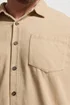 BadRhino Natural Brown Corduroy Overshirt - 7-8XL Image 4