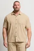 BadRhino Natural Brown Corduroy Overshirt - 7-8XL Image 1