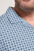 BadRhino Blue Geometric Poplin Shirt - 3XL Image 5
