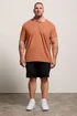 BadRhino Orange Two Tone Waffle Polo Shirt - XL Image 2