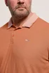 BadRhino Orange Two Tone Waffle Polo Shirt - XL Image 4