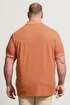 BadRhino Orange Two Tone Waffle Polo Shirt - XL Image 3