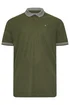 BadRhino Khaki Green Two Tone Waffle Polo Shirt - 4XL Image 5