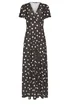 Long Tall Sally Chocolate Brown Spot Wrap Maxi Dress - 16 Image 5