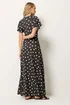 Long Tall Sally Chocolate Brown Spot Wrap Maxi Dress - 16 Image 3