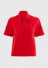 Red Scarf Neck T-Shirt - 10 Image 3