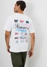 White Monaco Racing Graphic T-Shirt - S Image 2