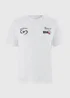 White Monaco Racing Graphic T-Shirt - S Image 4