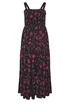 Yours Curve Black Floral Dress - 20 Image 5