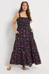 Yours Curve Black Floral Dress - 20 Image 2
