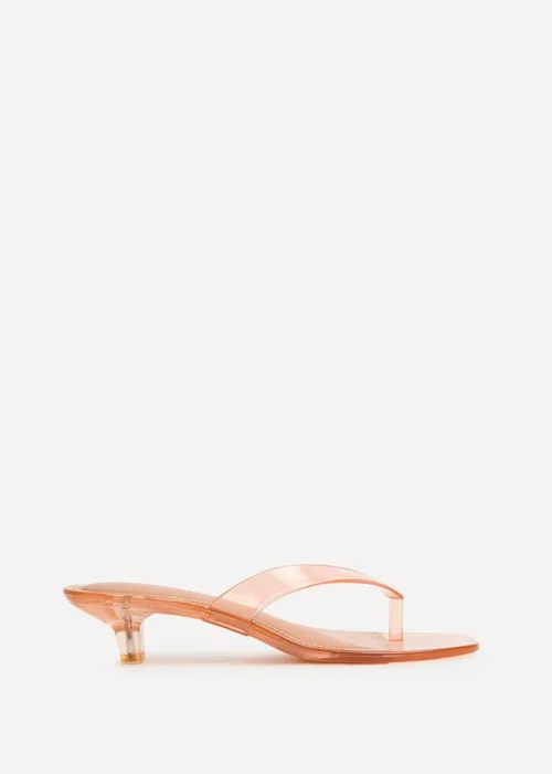 Linzi Cher Nude Jelly Heeled Sandals - 8 Image 2