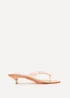 Linzi Cher Nude Jelly Heeled Sandals - 8 Image 2