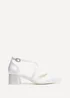 Linzi Faith Bridal Ivory Satin Low Court Heels - Size 5 Image 2