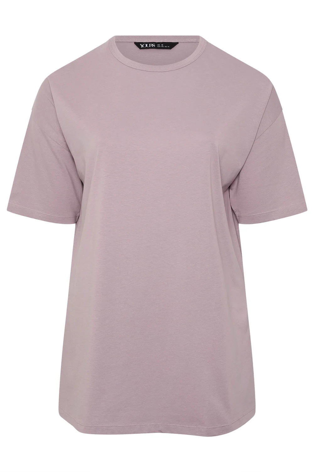 Yours Curve Light Pink Longline T-Shirt - 16 Image 5