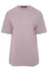 Yours Curve Light Pink Longline T-Shirt - 16 Image 5