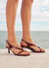 Linzi Myth Burgundy Heeled Sandals - Size 7 Image 6