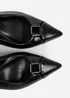 Linzi Lowrie Black Faux Leather Court Heels - 5 Image 5