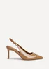 Linzi Lowrie Camel Faux Leather Court Heels - 5 Image 2