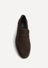 Linzi Review Brown Faux Suede Classic Loafer - 6 Image 4
