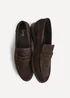 Linzi Review Brown Faux Suede Classic Loafer - 6 Image 5