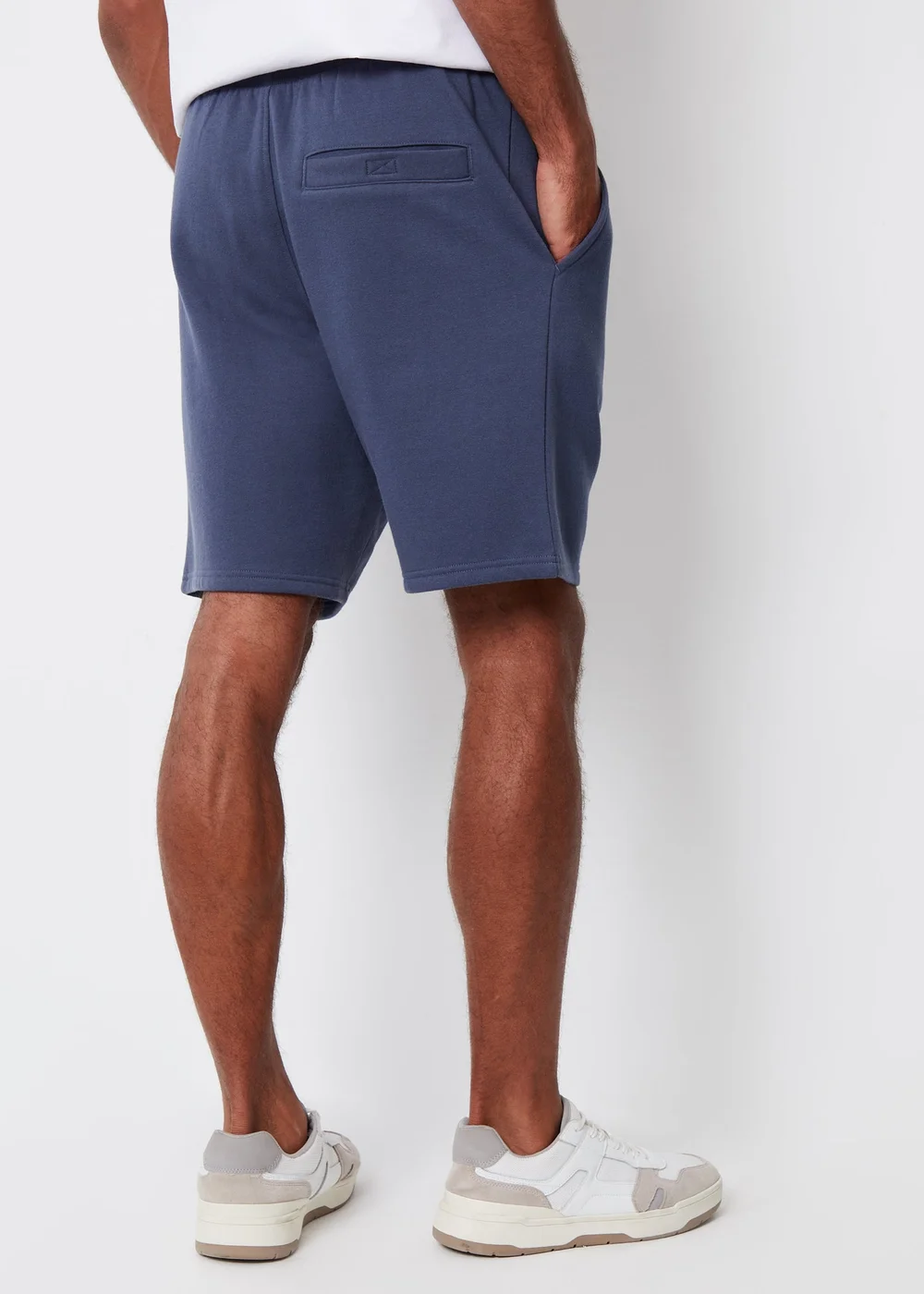 Threadbare Blue Sweat Shorts - L Image 2