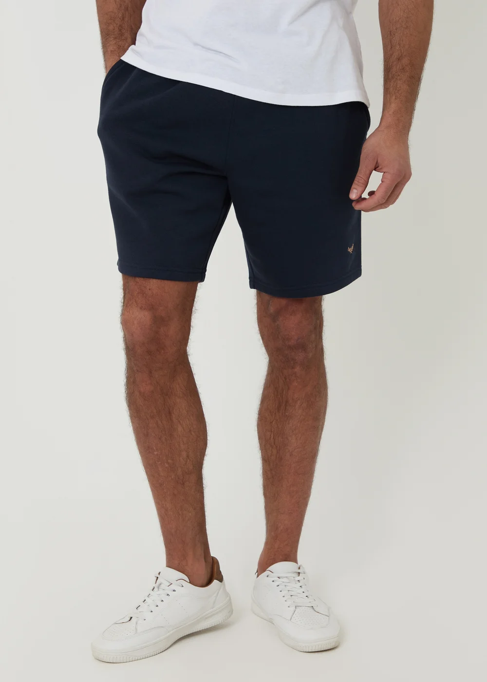 Threadbare Navy Sweat Shorts - M Image 1