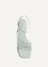 Linzi Scarlett Pale Blue Faux Leather Strappy Heels - 4 Image 4