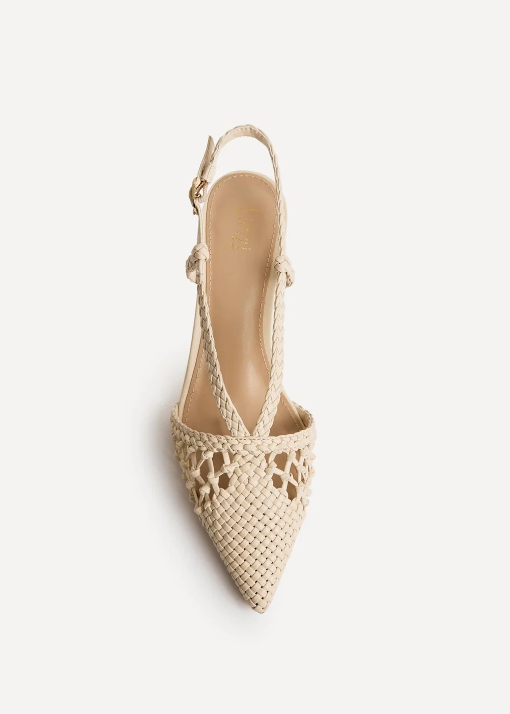 Linzi Cadence Nude Handwoven Court Heels - 8 Image 4