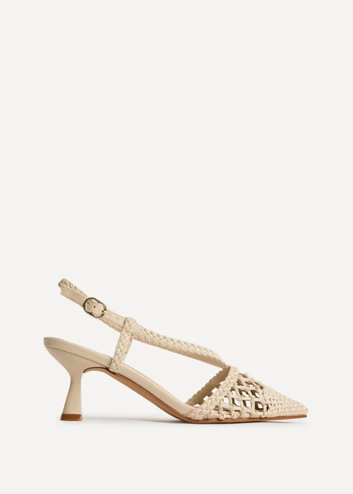 Linzi Cadence Nude Handwoven Court Heels - 8 Image 2