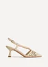 Linzi Cadence Nude Handwoven Court Heels - 8 Image 2