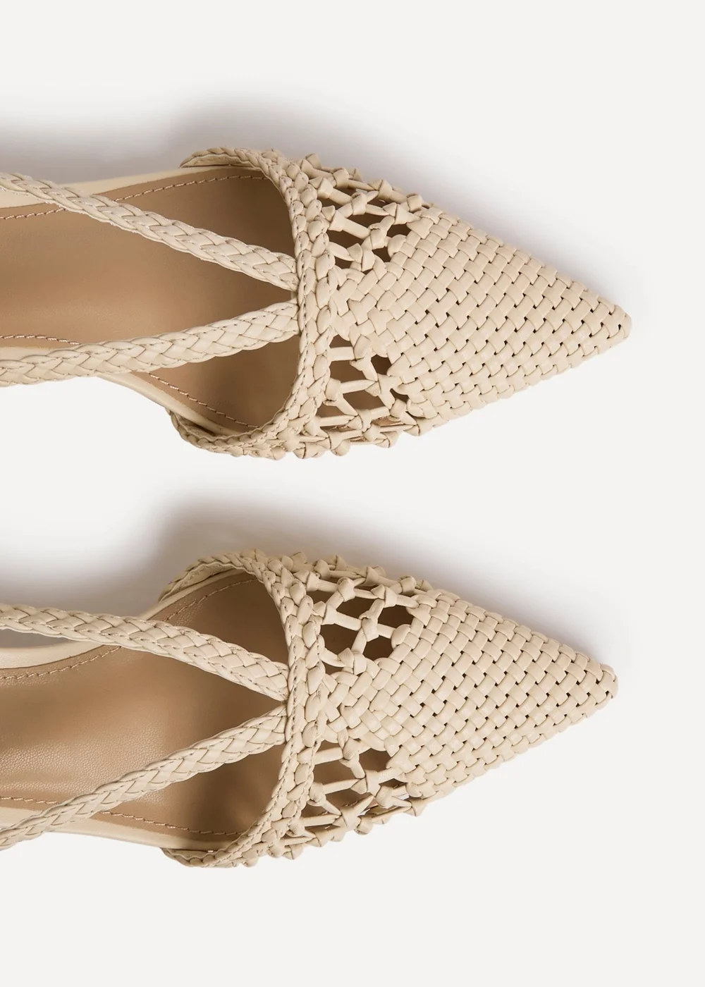 Linzi Cadence Nude Handwoven Court Heels - 8 Image 5