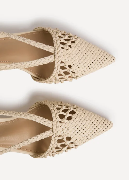 Linzi Cadence Nude Handwoven Court Heels - 8 Image 5
