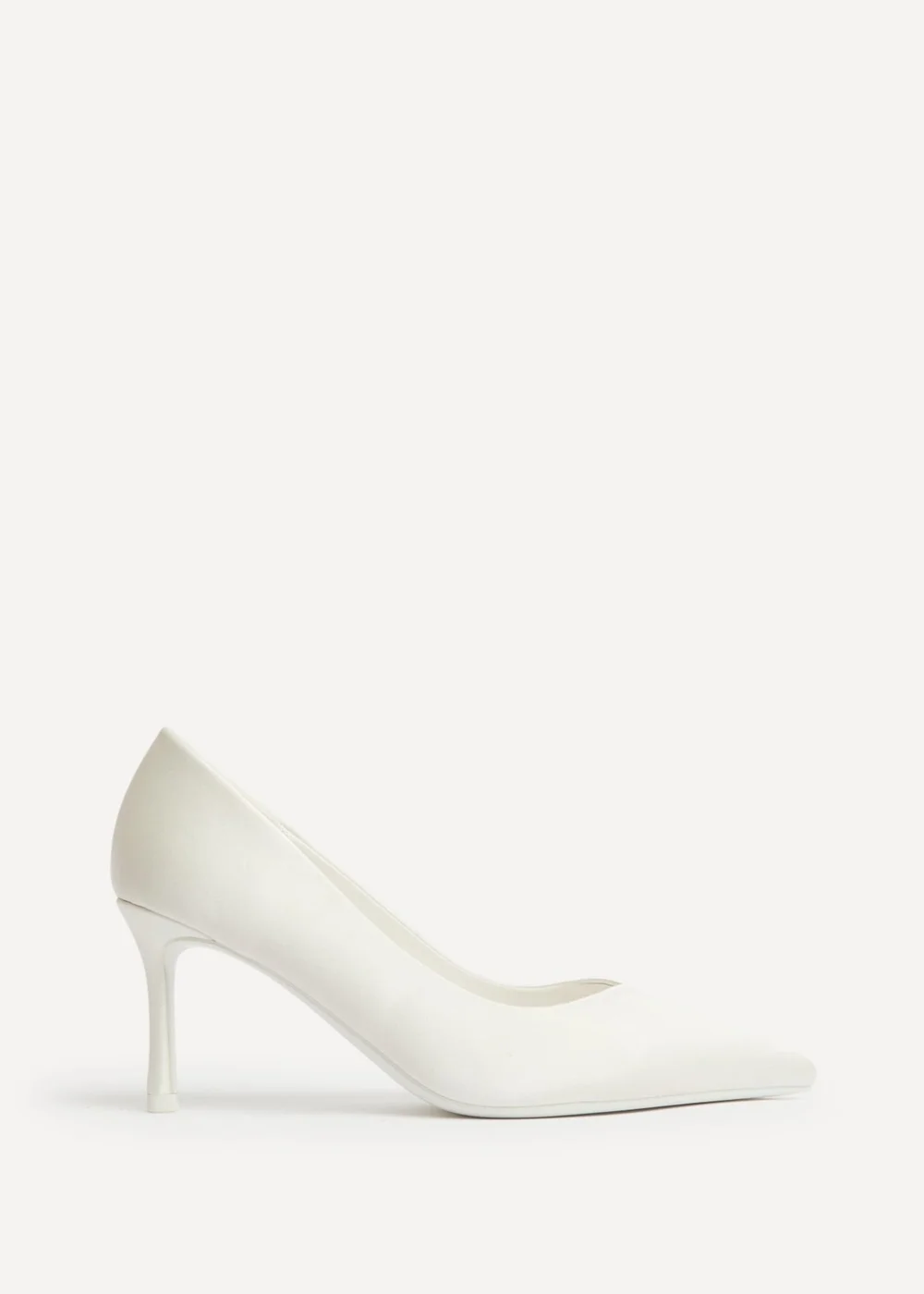 Linzi Classic Bridal Ivory Satin Court Heels - 8 Image 2