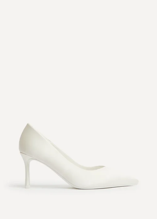 Linzi Classic Bridal Ivory Satin Court Heels - 8 Image 2