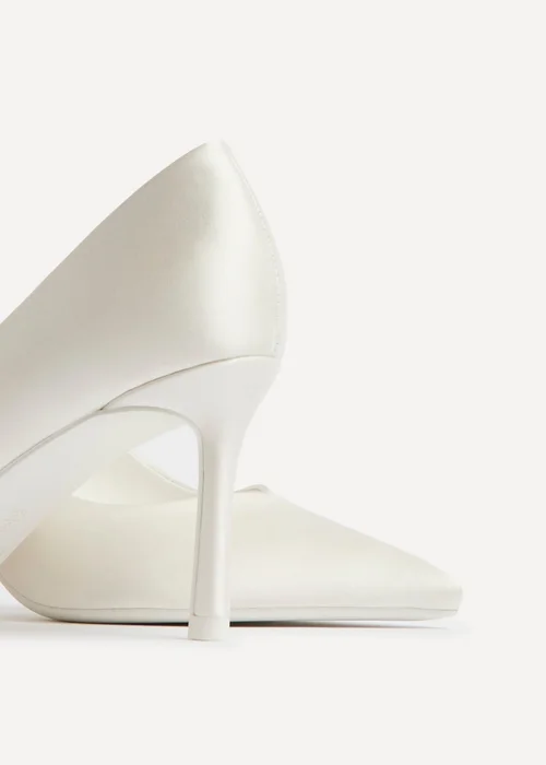Linzi Classic Bridal Ivory Satin Court Heels - 8 Image 5